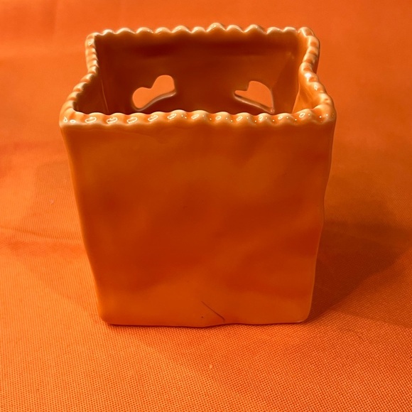 ⚡️⚡️⚡️Festive Orange Jack-O'-Lantern Candle Holder - Picture 4 of 7